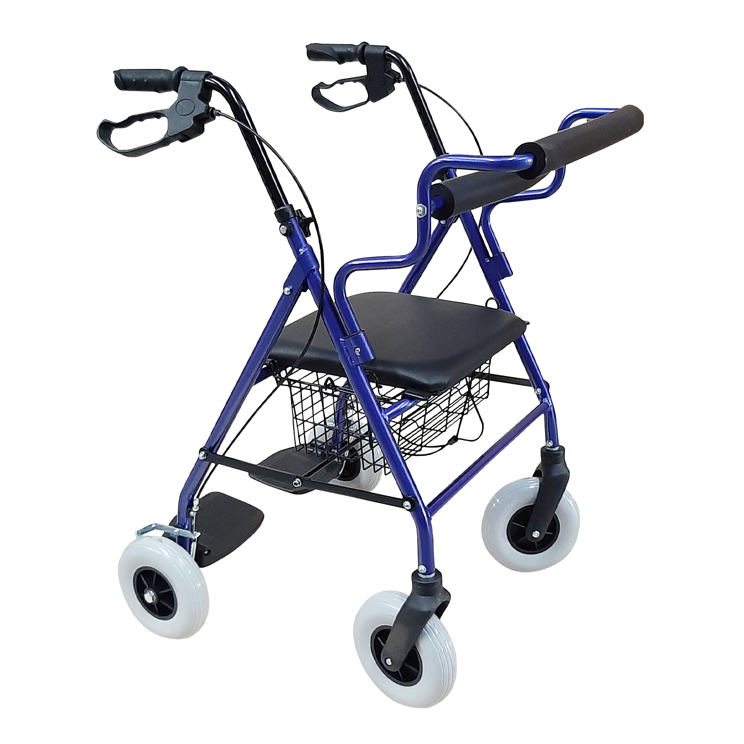 Andadera Rollator Hibrida Azul