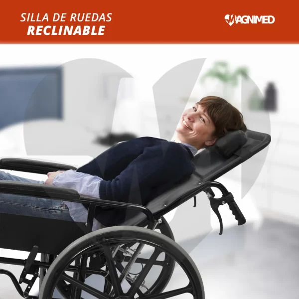 Silla de ruedas reclinable